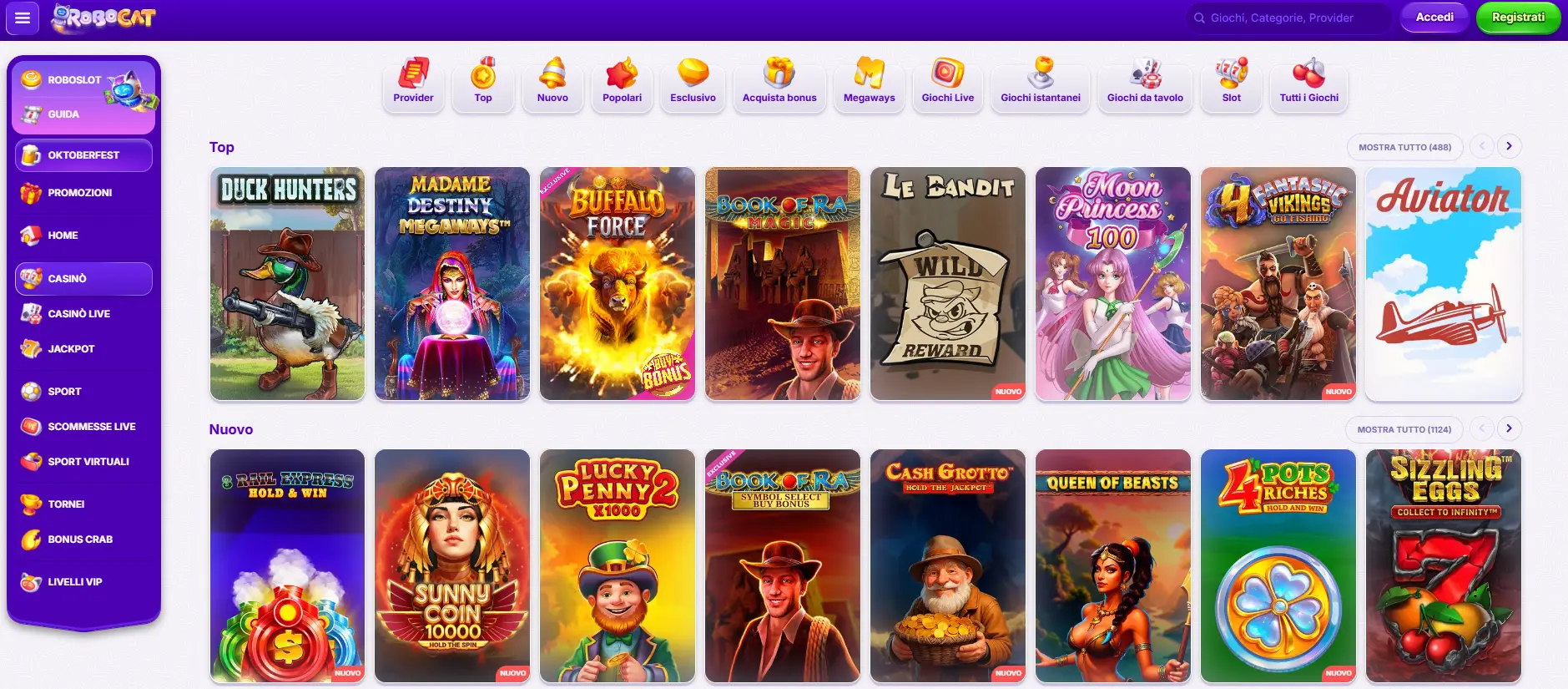 Giochi da casinò nei siti di scommesse non aams